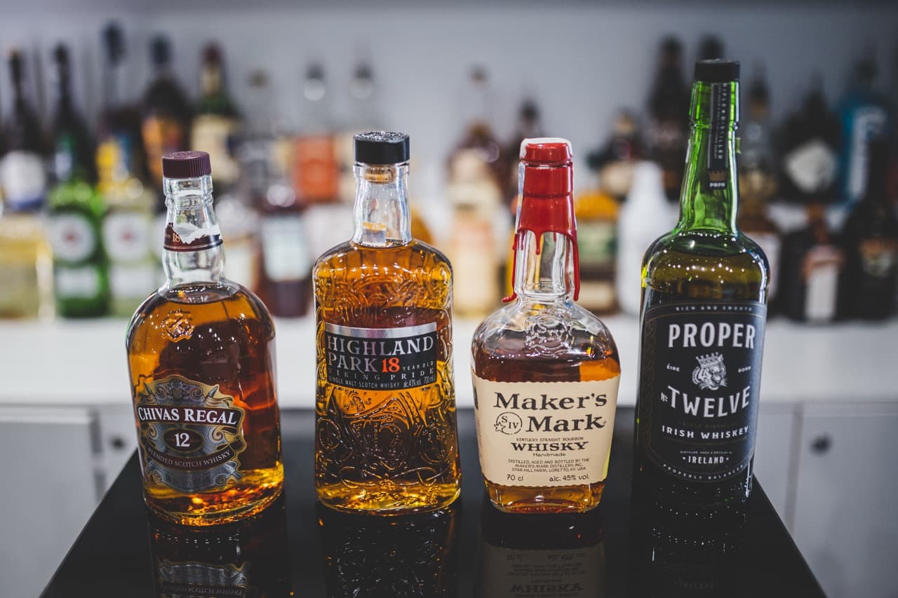 Bar und Alkoholauswahl im The Lounge