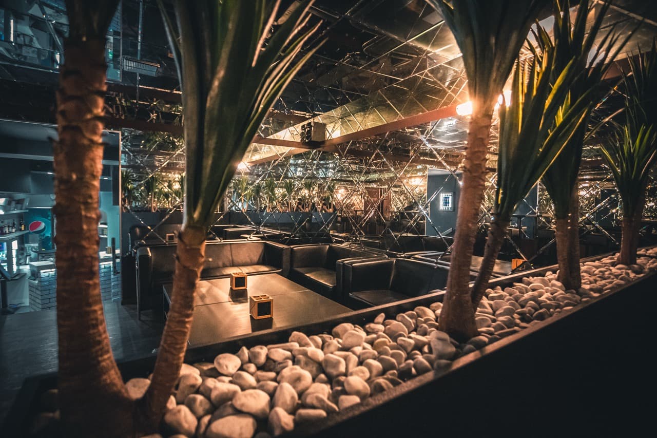 Interieur der Shisha-Bar The Lounge Pilsen